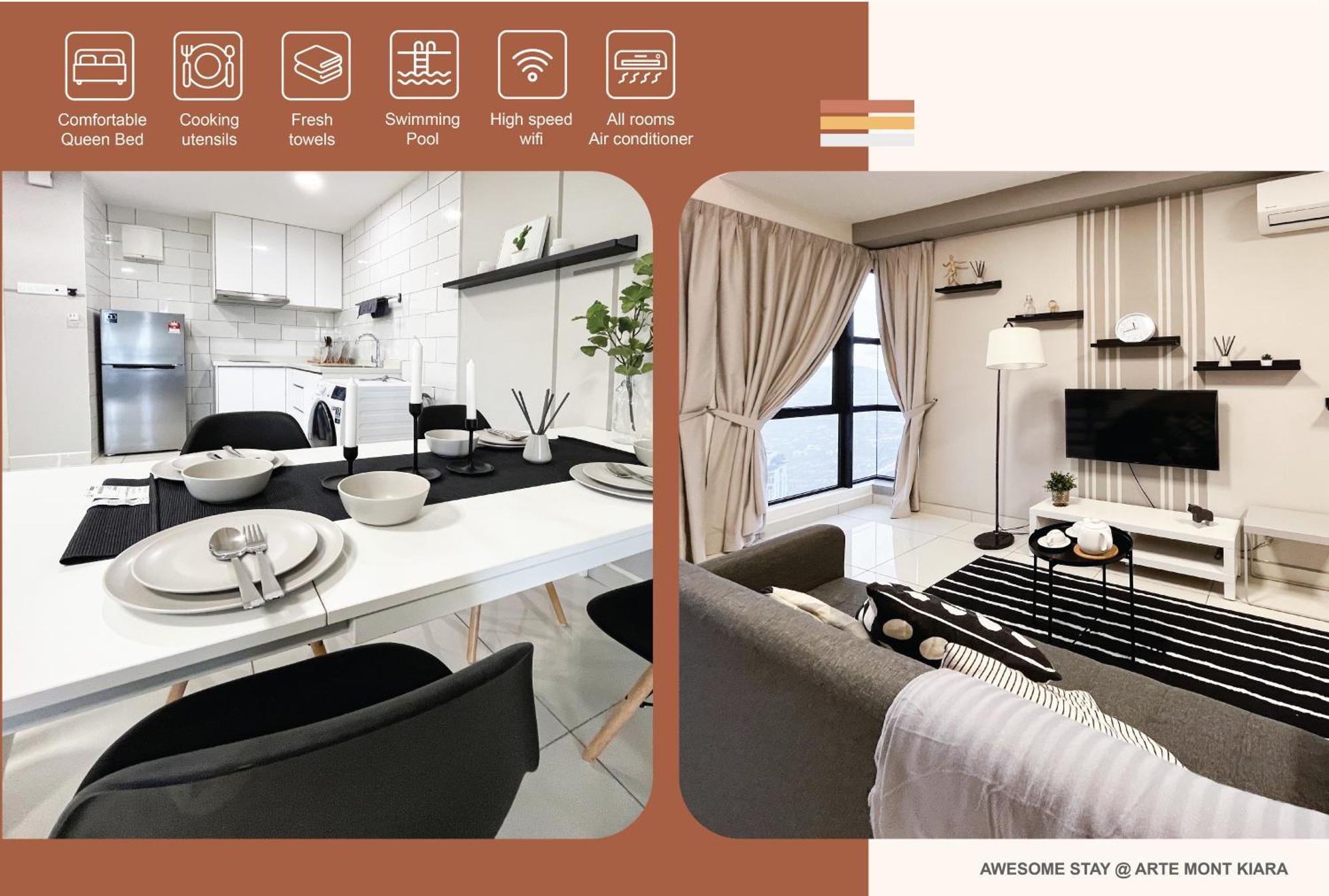 Nj Homestay At Arte Mont Kiara クアラルンプール エクステリア 写真